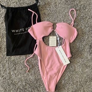 ONE PIECE BUBBLE GUM PINK BATHING SUIT